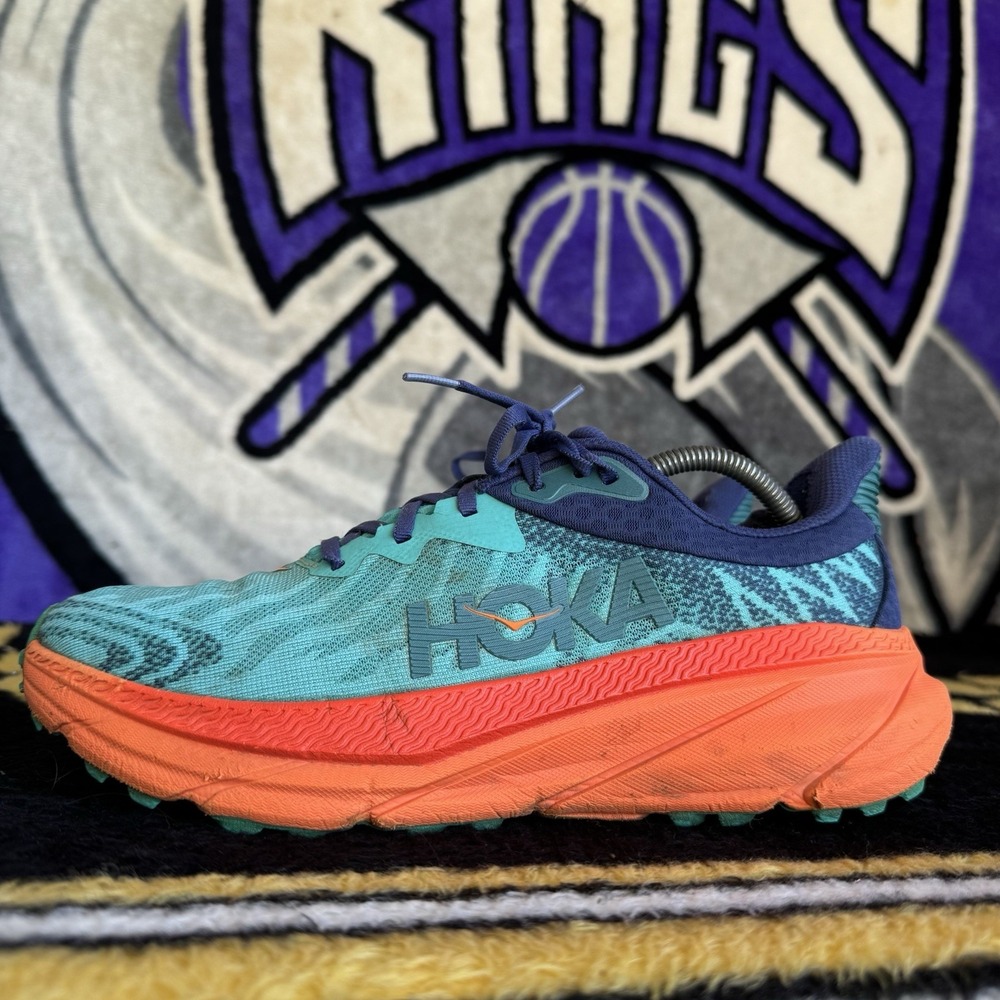 Size 9.5 - Hoka One One Men's Challenger ATR 7 Blue Running Shoes 1134497‑CVOR